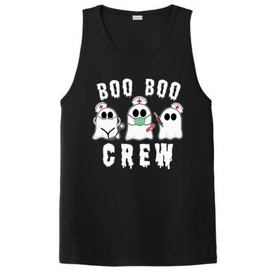 Boo Boo Crew Funny Nurse Halloween Ghost Costume PosiCharge Competitor Tank