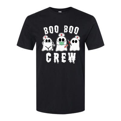 Boo Boo Crew Funny Nurse Halloween Ghost Costume Softstyle CVC T-Shirt