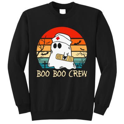 Boo Boo Crew quote Nurse cool Halloween Nurse Costume Tall Sweatshirt