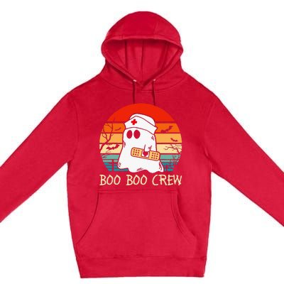 Boo Boo Crew quote Nurse cool Halloween Nurse Costume Premium Pullover Hoodie