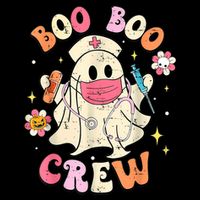 Boo Boo Crew Halloween Ghost Nurse Impact Tech Backpack