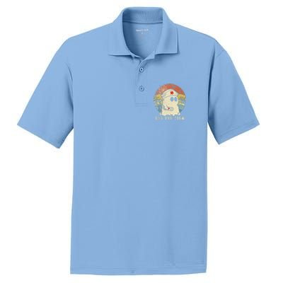 Boo Boo Crew Nurse Funny Ghost  Halloween  Nurse PosiCharge RacerMesh Polo