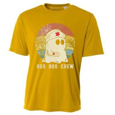 Boo Boo Crew Nurse Funny Ghost  Halloween  Nurse Cooling Performance Crew T-Shirt