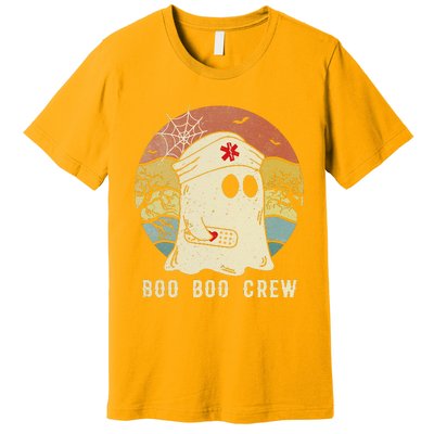 Boo Boo Crew Nurse Funny Ghost  Halloween  Nurse Premium T-Shirt