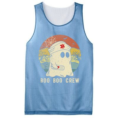 Boo Boo Crew Nurse Funny Ghost  Halloween  Nurse Mesh Reversible Basketball Jersey Tank