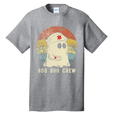 Boo Boo Crew Nurse Funny Ghost  Halloween  Nurse Tall T-Shirt