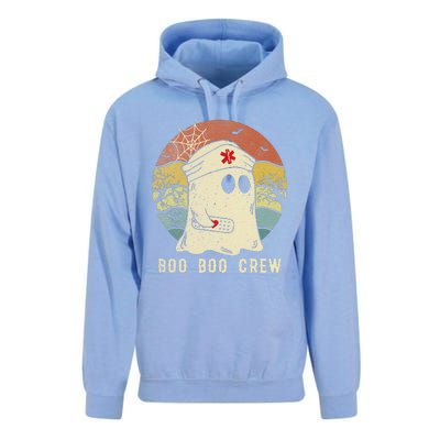 Boo Boo Crew Nurse Funny Ghost  Halloween  Nurse Unisex Surf Hoodie