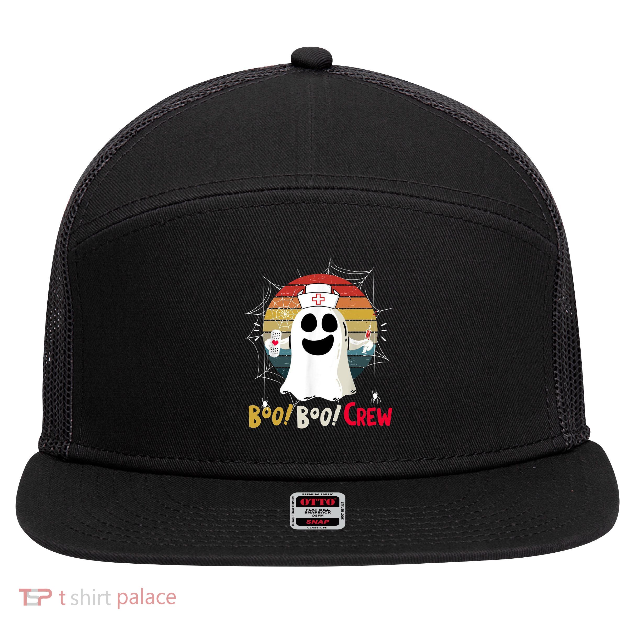 Boo Boo Crew 7 Panel Mesh Trucker Snapback Hat