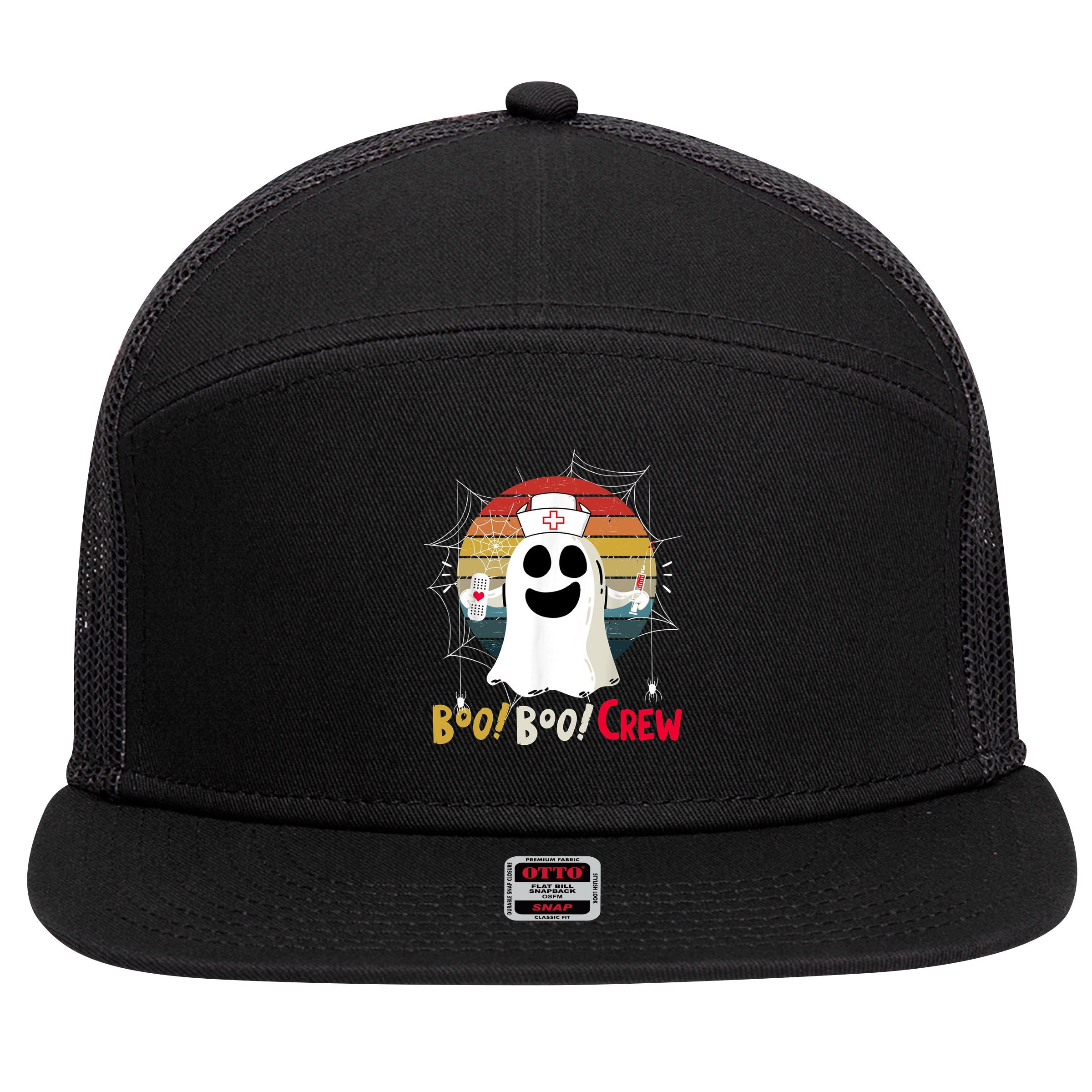 Boo Boo Crew 7 Panel Mesh Trucker Snapback Hat