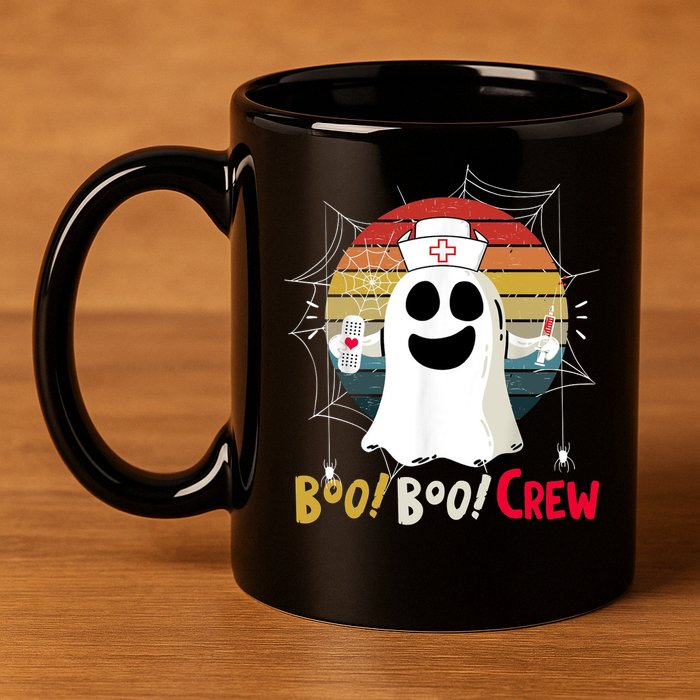 Boo Boo Crew 11oz C Handle Ceramic Mug
