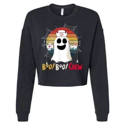 Boo Boo Crew Cropped Pullover Crew