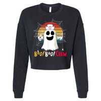 Boo Boo Crew Cropped Pullover Crew