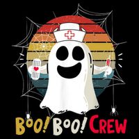 Boo Boo Crew Cropped Pullover Crew