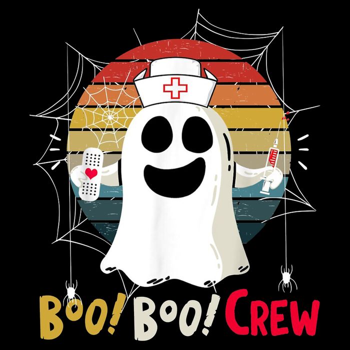 Boo Boo Crew Cropped Pullover Crew