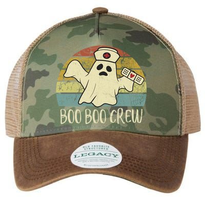 Boo Boo Crew Nurse Cute Gift Funny Ghost Halloween Nurse Gift Legacy Tie Dye Trucker Hat