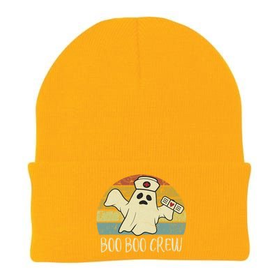 Boo Boo Crew Nurse Cute Gift Funny Ghost Halloween Nurse Gift Knit Cap Winter Beanie