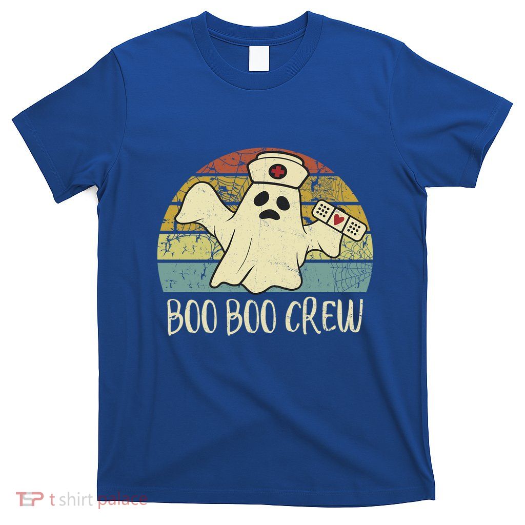 Boo Boo Crew Nurse Cute Gift Funny Ghost Halloween Nurse Gift T-Shirt