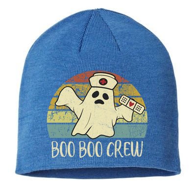 Boo Boo Crew Nurse Cute Gift Funny Ghost Halloween Nurse Gift Sustainable Beanie