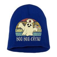 Boo Boo Crew Nurse Cute Gift Funny Ghost Halloween Nurse Gift Short Acrylic Beanie