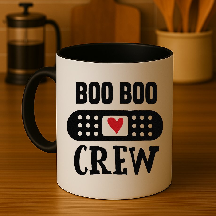 Boo Boo Crew First Aid School Nurse Day Care Teacher Mug