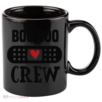 Boo Boo Crew First Aid School Nurse Day Care Teacher 11oz C Handle Ceramic Mug