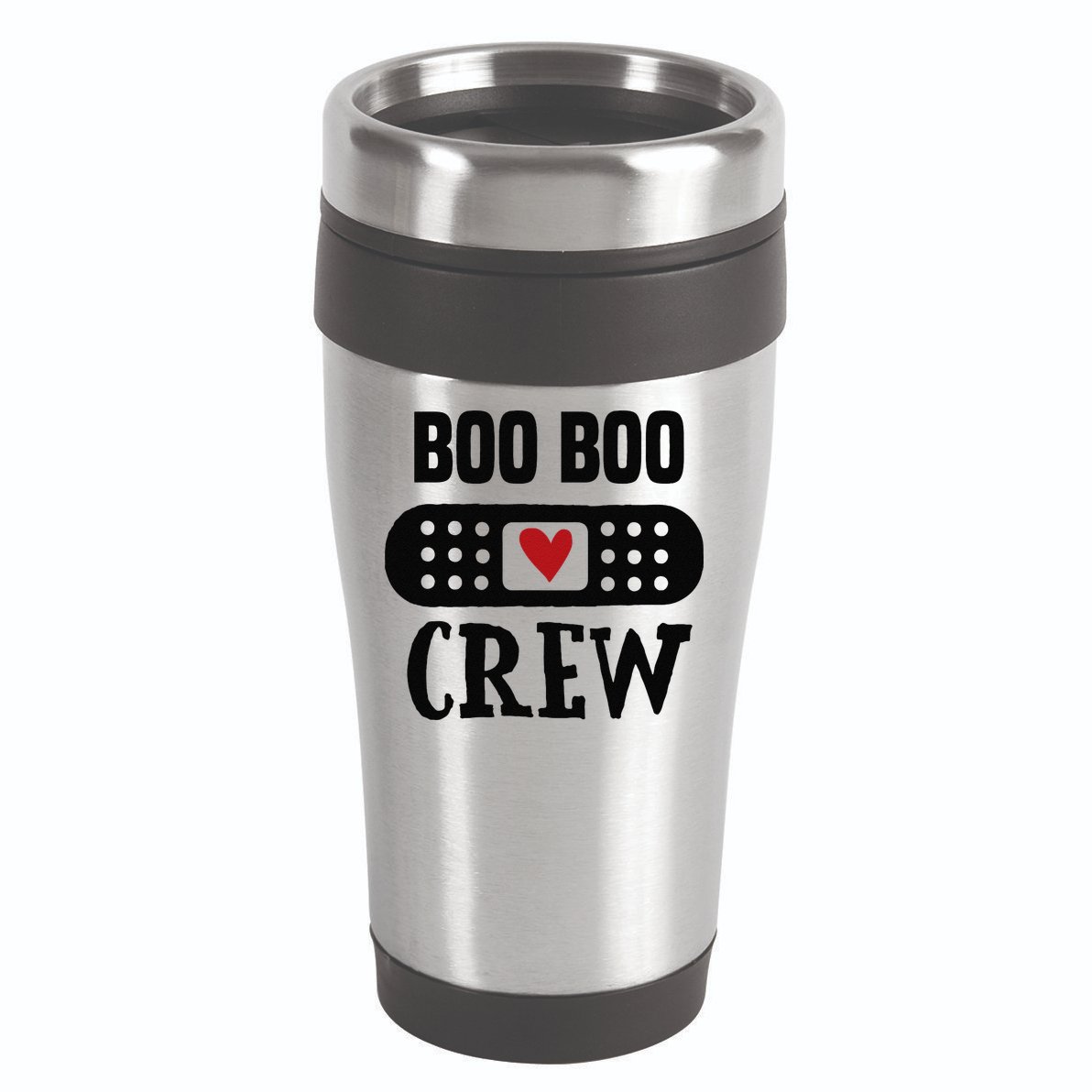 Boo Boo Crew First Aid School Nurse Day Care Teacher 16oz Travel Tumbler
