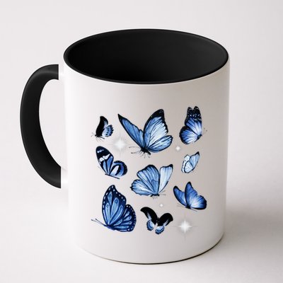 Blue Butterflies Cute Gift Mug