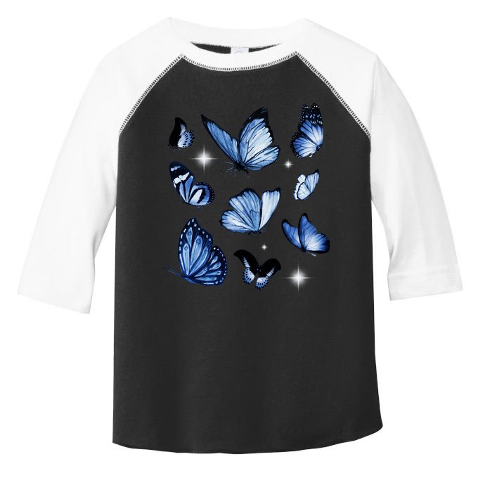 Blue Butterflies Cute Gift Toddler Fine Jersey T-Shirt