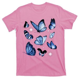 Blue Butterflies Cute Gift T-Shirt