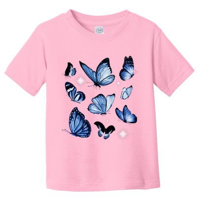 Blue Butterflies Cute Gift Toddler T-Shirt