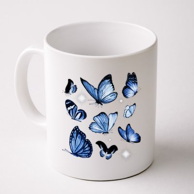 Blue Butterflies Cute Gift Coffee Mug