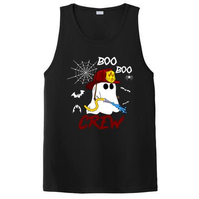 Boo Boo Crew Firefighter Fire Halloween Spooky Season Cool Gift PosiCharge Competitor Tank