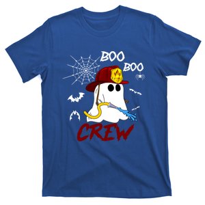 Boo Boo Crew Firefighter Fire Halloween Spooky Season Cool Gift T-Shirt