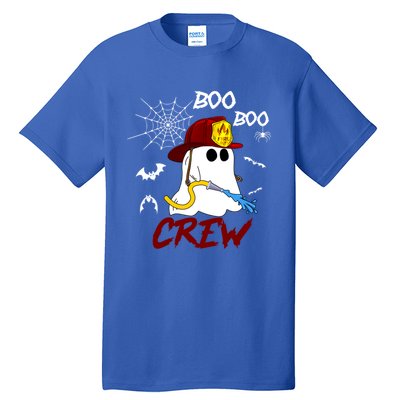 Boo Boo Crew Firefighter Fire Halloween Spooky Season Cool Gift Tall T-Shirt