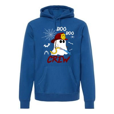 Boo Boo Crew Firefighter Fire Halloween Spooky Season Cool Gift Premium Hoodie