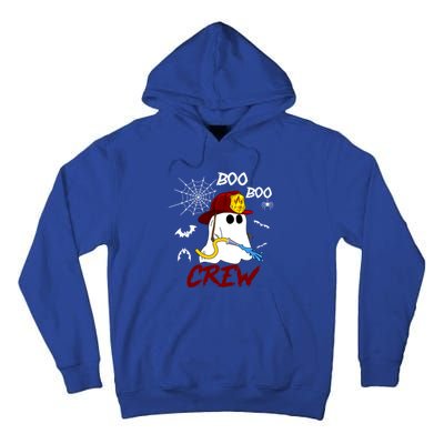 Boo Boo Crew Firefighter Fire Halloween Spooky Season Cool Gift Tall Hoodie