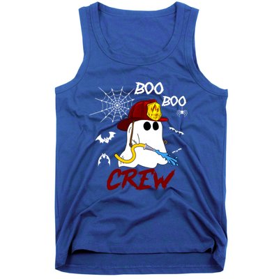 Boo Boo Crew Firefighter Fire Halloween Spooky Season Cool Gift Tank Top