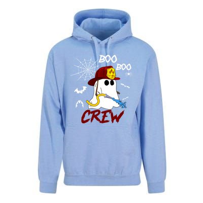 Boo Boo Crew Firefighter Fire Halloween Spooky Season Cool Gift Unisex Surf Hoodie