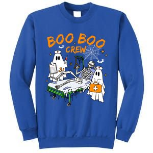 Boo Boo Crew Ghost Skeleton Spooky Season Nurse Halloween Cool Gift Sweatshirt