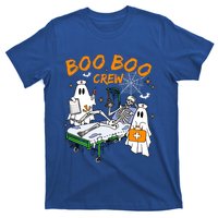 Boo Boo Crew Ghost Skeleton Spooky Season Nurse Halloween Cool Gift T-Shirt