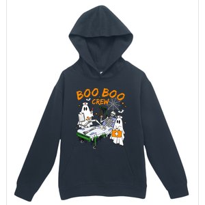 Boo Boo Crew Ghost Skeleton Spooky Season Nurse Halloween Cool Gift Urban Pullover Hoodie