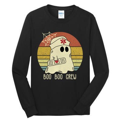 Boo Boo Crew Nurse Happy Halloween Nurse Tall Long Sleeve T-Shirt