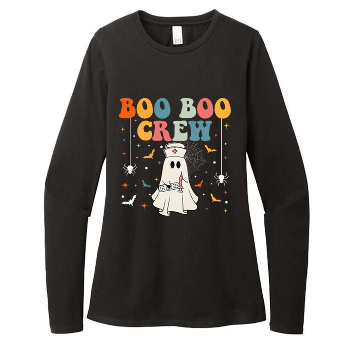 Boo Boo Crew For Cna Er Rn Lpn Funny Halloween Nurse Womens CVC Long Sleeve Shirt