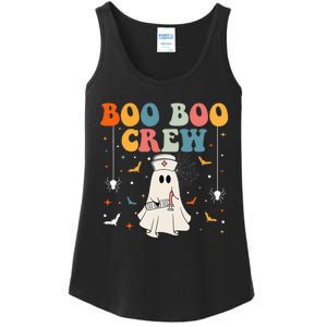 Boo Boo Crew For Cna Er Rn Lpn Funny Halloween Nurse Ladies Essential Tank