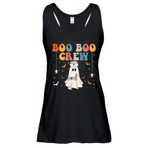 Boo Boo Crew For Cna Er Rn Lpn Funny Halloween Nurse Ladies Essential Flowy Tank