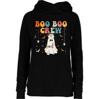 Boo Boo Crew For Cna Er Rn Lpn Funny Halloween Nurse Womens Funnel Neck Pullover Hood