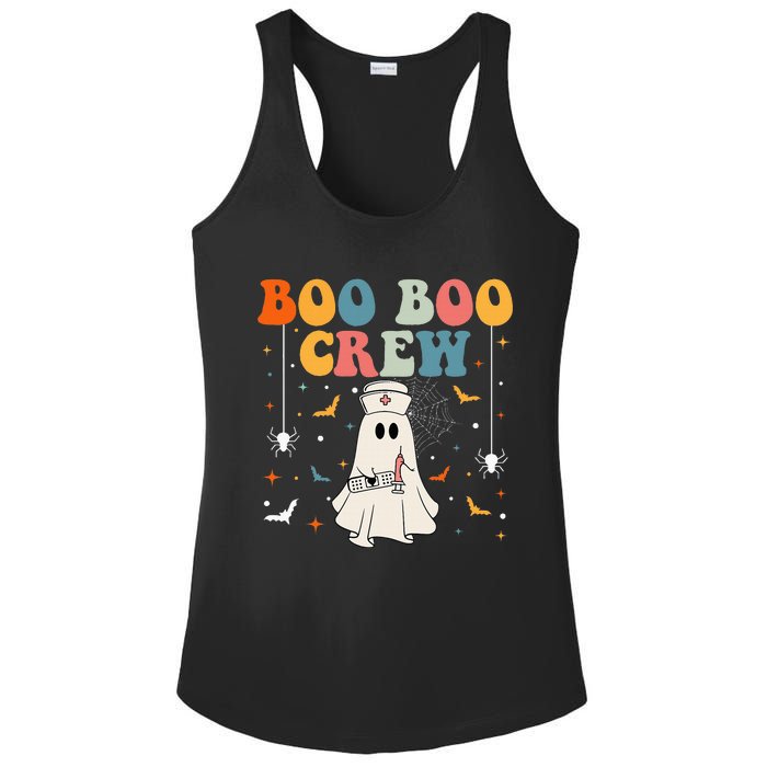 Boo Boo Crew For Cna Er Rn Lpn Funny Halloween Nurse Ladies PosiCharge Competitor Racerback Tank