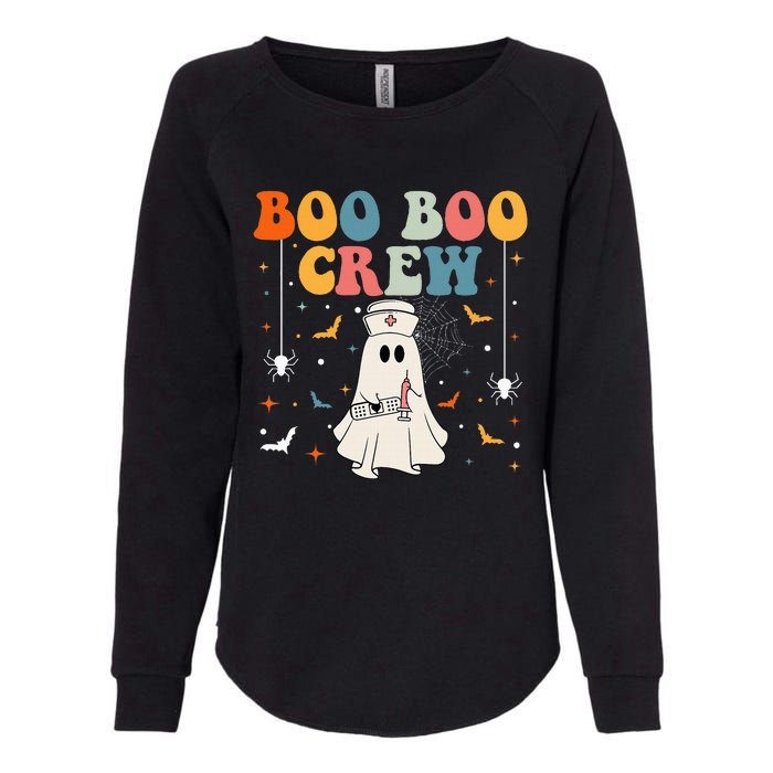 Boo Boo Crew For Cna Er Rn Lpn Funny Halloween Nurse Womens California Wash Sweatshirt