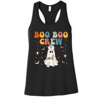 Boo Boo Crew For Cna Er Rn Lpn Funny Halloween Nurse Women's Racerback Tank