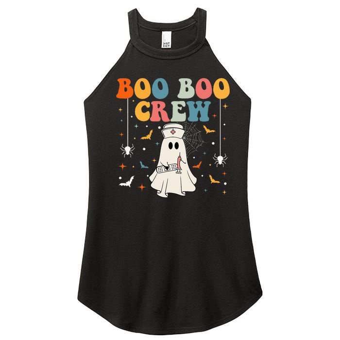 Boo Boo Crew For Cna Er Rn Lpn Funny Halloween Nurse Women's Perfect Tri Rocker Tank